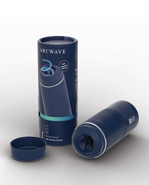 Arcwave Stroker CleanTech Silicone Manual Suction Control Blue for Intense Solo Pleasure