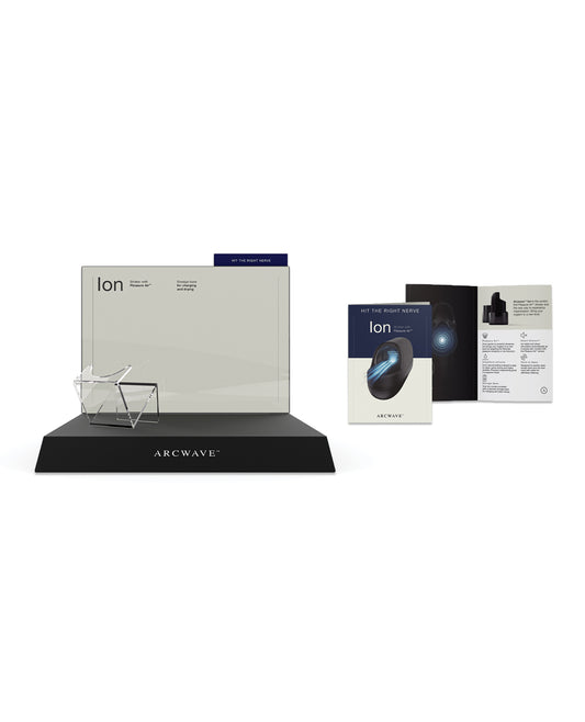 Arcwave Display Kit and Stand with custom-fit design and durable materials for retail product showcasing