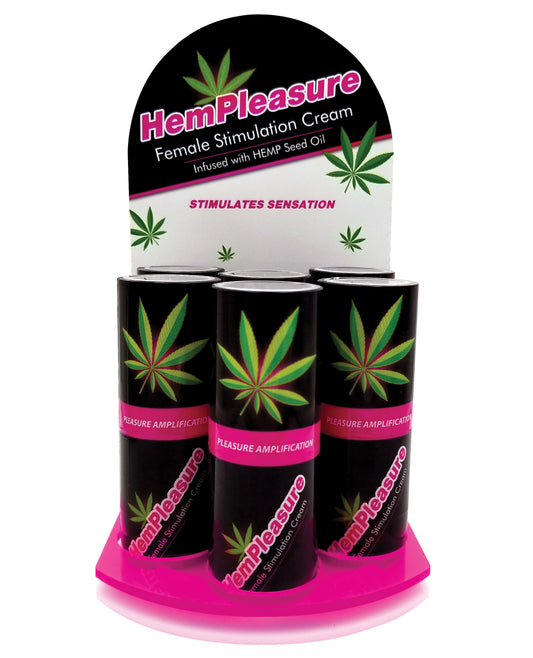 HemPleasure arousal cream for women with hemp seed oil and tingling sensation for enhanced clitoral stimulation
