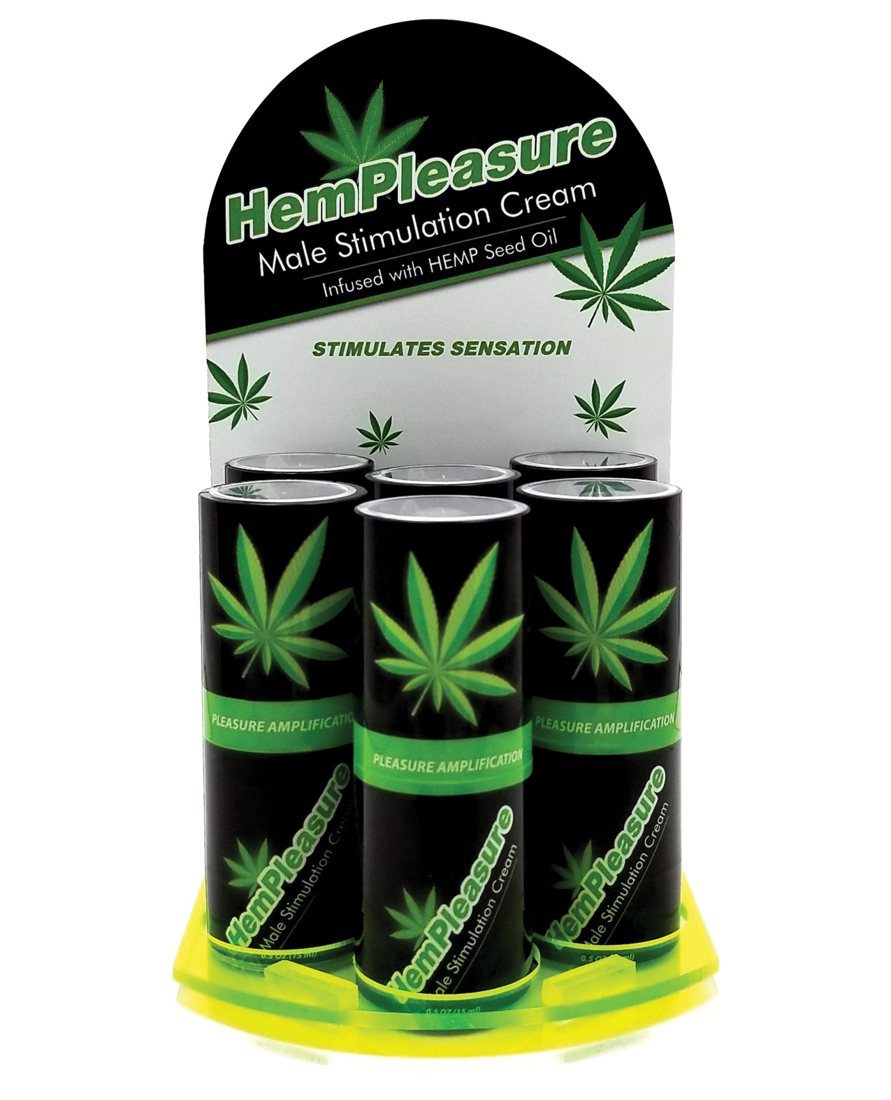 HemPleasure arousal cream for men with hemp seed oil and tingling sensation for enhanced male stimulation