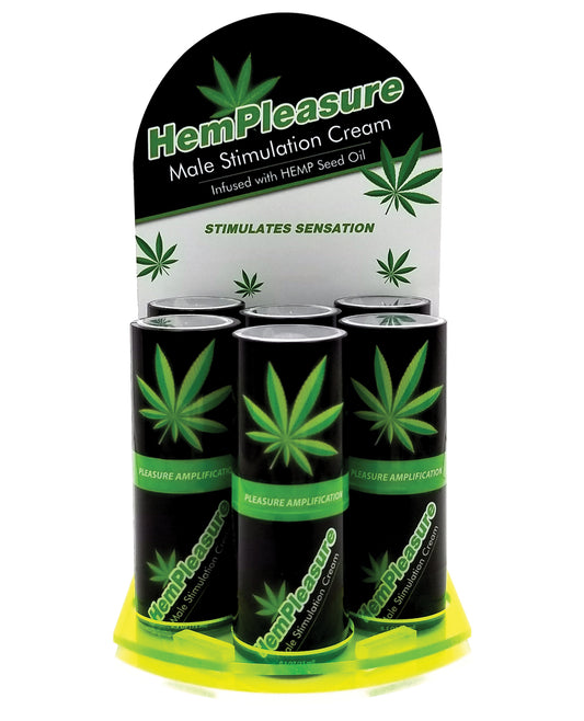 HemPleasure arousal cream for men with hemp seed oil and tingling sensation for enhanced male stimulation