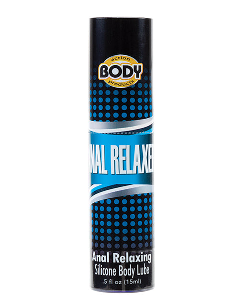 Body Action Lubricant Silicone Anal Relaxer with Jojoba and Amyris Oils for Comfort and Enhanced Intimacy