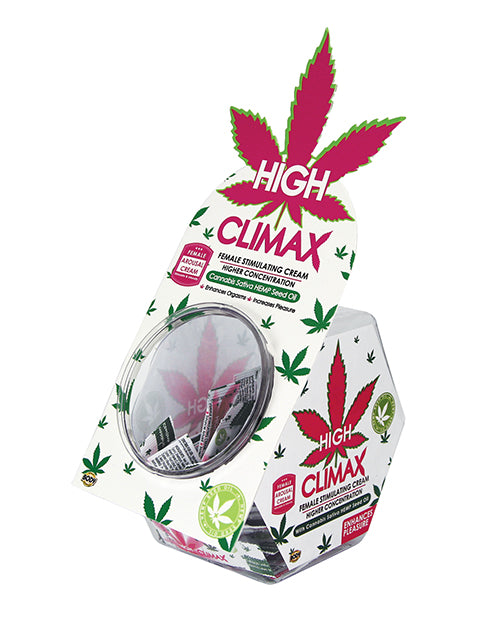 High Climax Female Stimulating Cream with Hemp Seed Oil Sample Packet for Enhanced Sensation and Pleasure