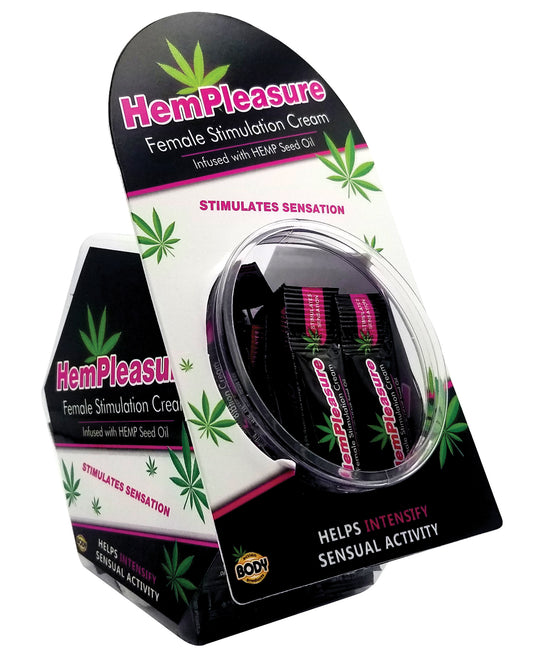 HemPleasure Arousal Cream for Women with Hemp Seed Oil and Tingling Sensation for Enhanced Stimulation