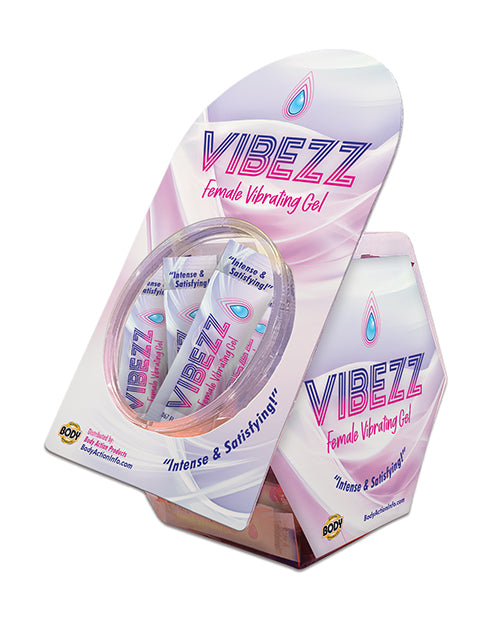 Body Action Female Vibrating Gel Stick Pack Tingling Cooling Formula for Enhanced Sensation