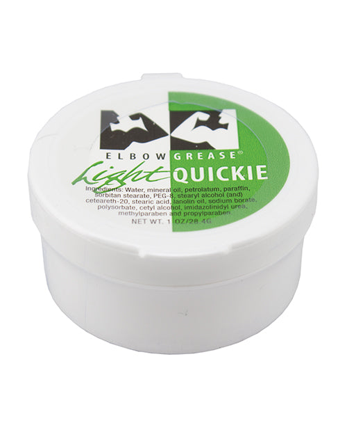 Elbow Grease Personal Lubricant Lightweight Light Cream Unscented for Smooth, Long-Lasting Glide