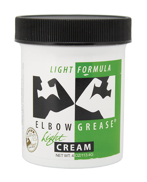 Elbow Grease Lubricant Light Cream Unscented Mineral Oil for Smooth Glide and Sensitive Skin