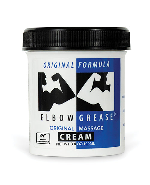 Elbow Grease Lubricant Cream Travel Size Mineral Oil Formula for Long-Lasting Smooth Intimacy