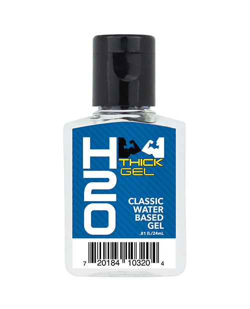 H2O Lubricants Water-Based Thick Gel Odorless Latex Safe for Natural Intimate Hydration