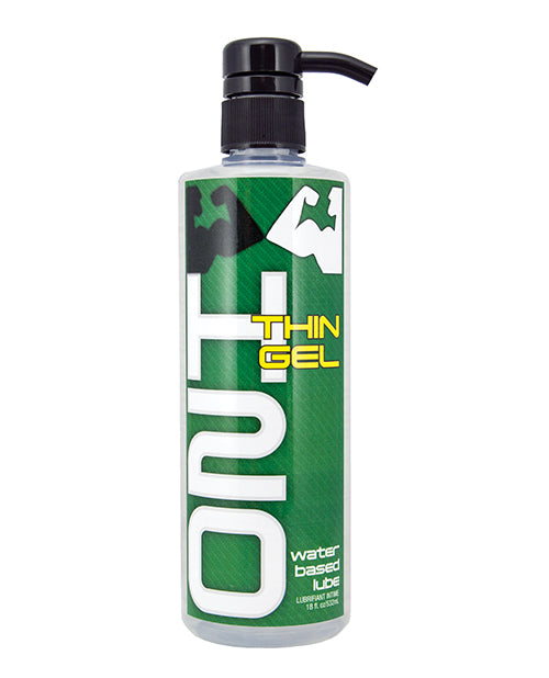 H2O Lubricant Elbow Grease Water-Based Thin Gel Long-Lasting Formula for Natural Intimate Comfort