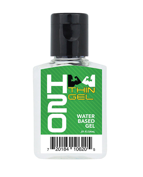 H2O Lubricants Water-Based Thin Gel Latex Safe Odorless Formula for Natural Lubrication and Easy Cleanup