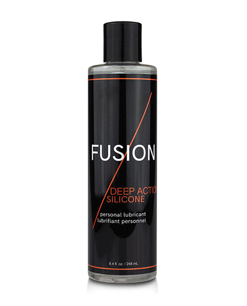Fusion Lubricant 8.4 oz Bottle Pharmaceutical Grade Silicone Waterproof Formula for Long-Lasting Comfort
