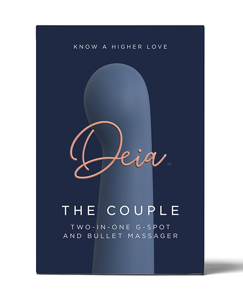 Deia Vibrator Couples Device Dual Independent Motors USB-Rechargeable for Versatile Shared Intimacy
