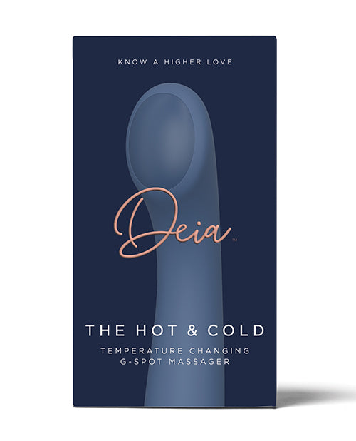 Deia Vibrator Hot & Cold Temperature-Changing Silicone Massager with Vibration for Versatile Intimate Play