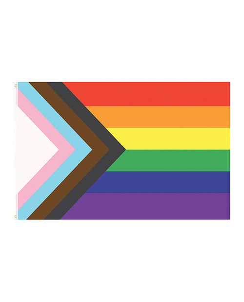 Beistle Pride Flag Rainbow LGBTQ+ Banner with Metal Grommets for Indoor and Outdoor Display