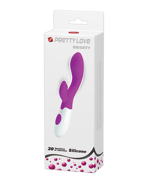 Pretty Love Vibrator Rabbit 30 Functions Sleek Silicone Design for Dual Stimulation