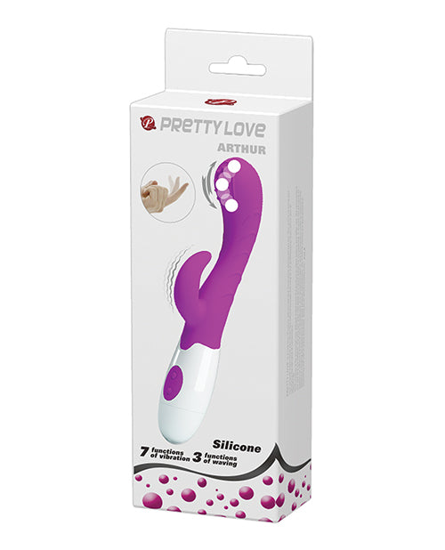 Pretty Love Vibrator Rotating Shaft Clitoral Ears Silicone for Dual Stimulation and Intense Pleasure