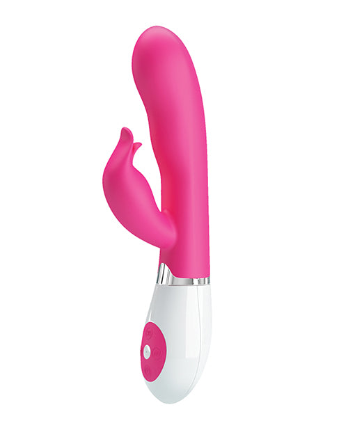 Pretty Love Felix Voice-Controlled Silicone Rabbit Vibrator in Pink