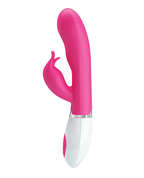 Pretty Love Felix Voice-Controlled Silicone Rabbit Vibrator in Pink