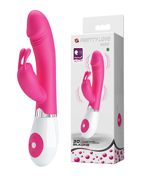 Pretty Love Rabbit Vibrator with Voice Control and 30 Vibration Modes for G-Spot and Clitoral Stimulation