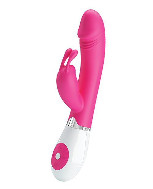 Pretty Love Gene Voice-Controlled Rabbit Vibrator with 30 Modes – Fuchsia