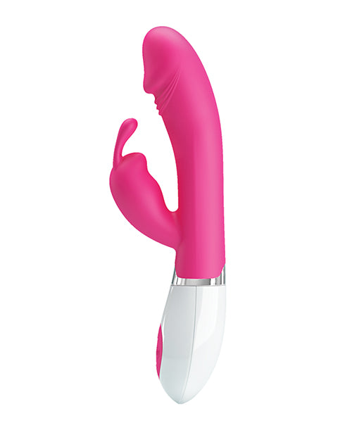 Pretty Love Gene Voice-Controlled Rabbit Vibrator with 30 Modes – Fuchsia