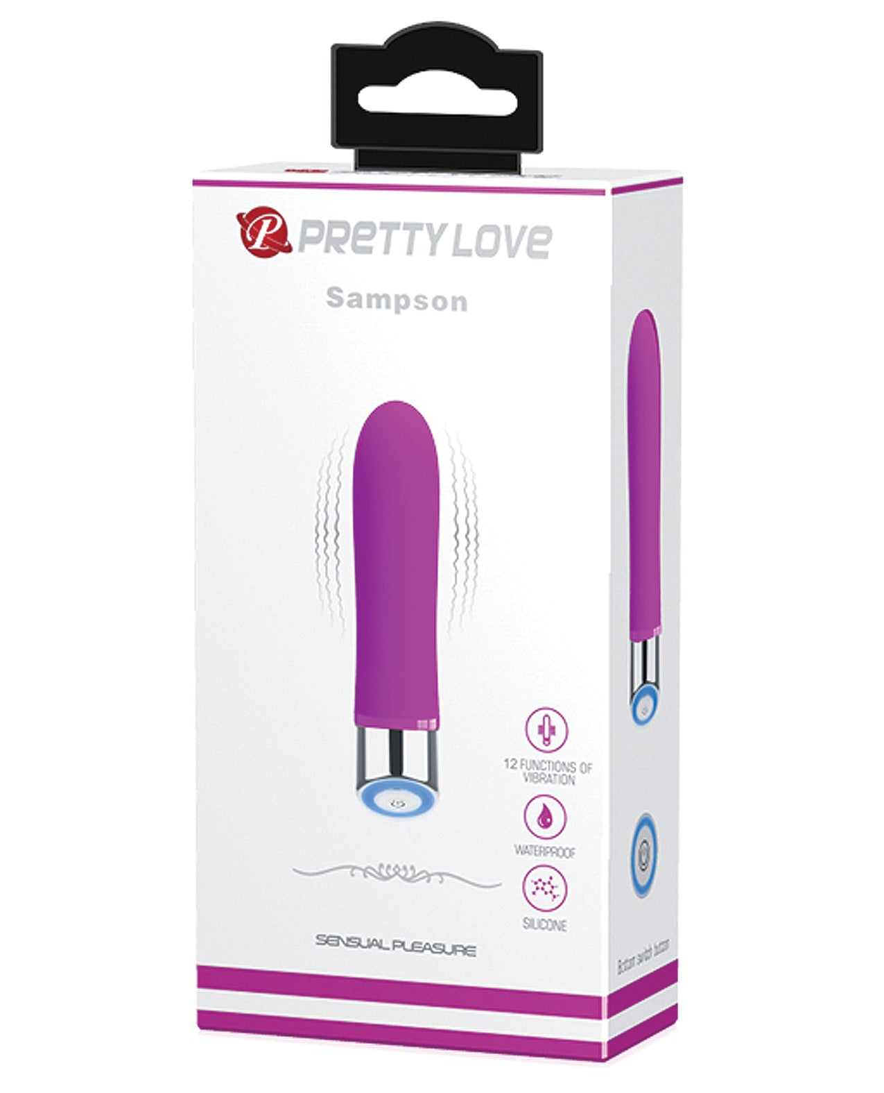 Pretty Love Vibrator Smooth Silicone 12 Vibrating Patterns Mini Size for Discreet Stimulation