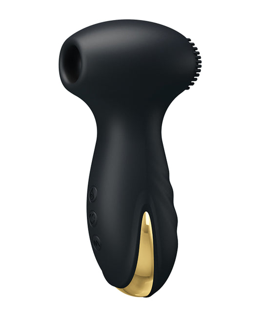Pretty Love Hammer Sucking & Vibrating Vibrator – Black & Gold with Multiple Modes