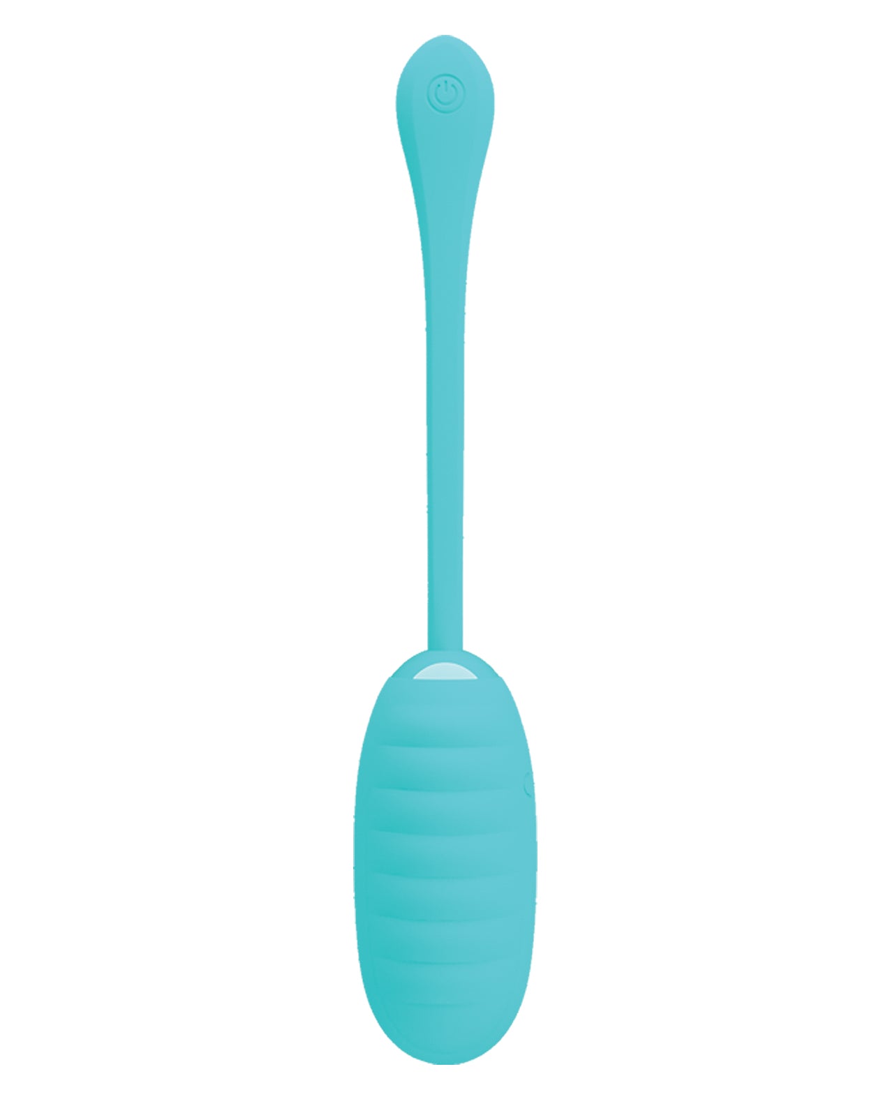 Pretty Love Kirk Remote Control Silicone Vibrating Egg Stimulator - Turquoise
