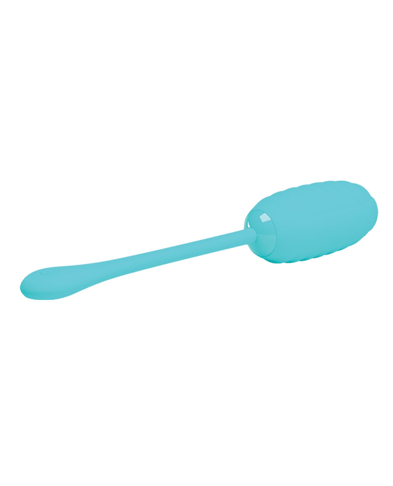 Pretty Love Kirk Remote Control Silicone Vibrating Egg Stimulator - Turquoise