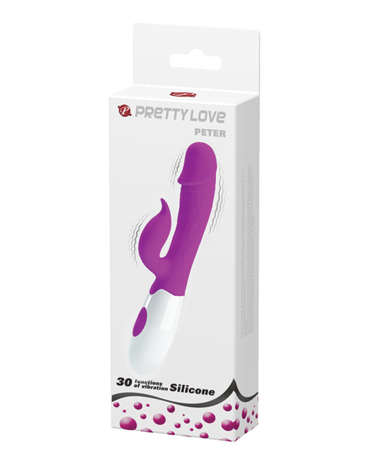 Pretty Love Rabbit Vibrator with Dual Motors and 30 Vibration Functions for Enhanced Clitoral and G-spot Stimulation