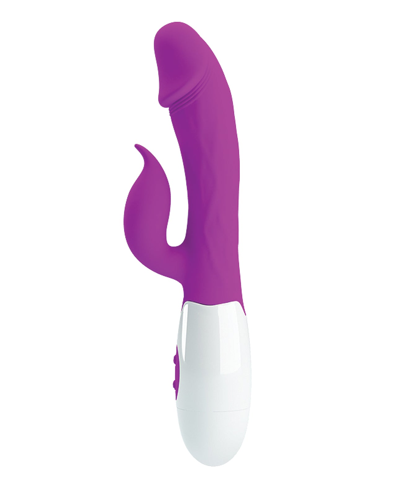 Pretty Love Peter 30 Function Rabbit Vibrator with Dual Motors - Fuchsia