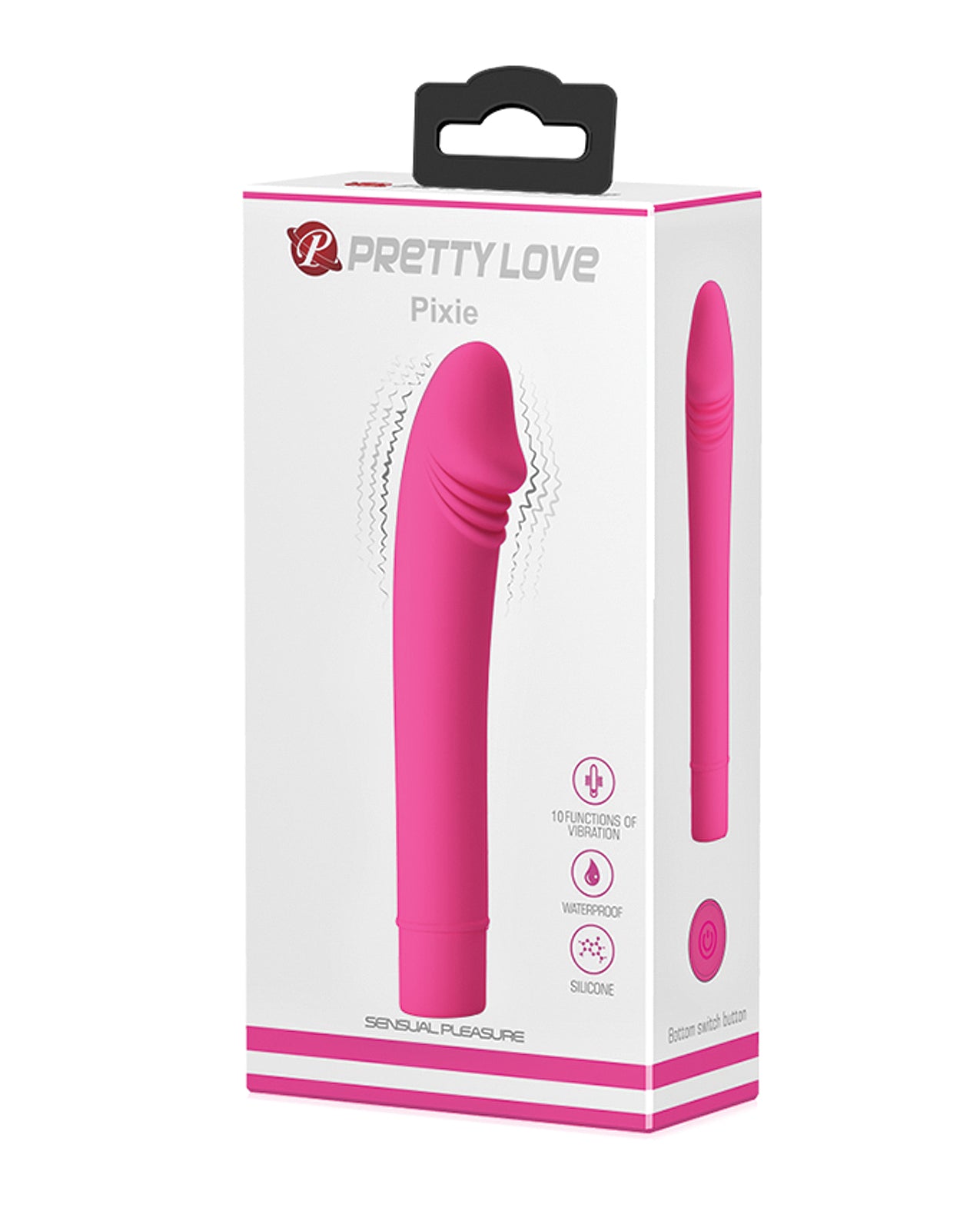 Pretty Love Vibrator Silicone Mini with 10 Vibration Modes and Tapered Tip for Precise Stimulation