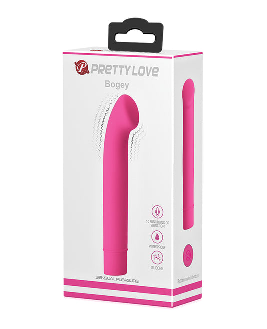 Pretty Love Vibrator Silicone Mini 10 Vibration Modes Curved G-Spot Design for Intimate Stimulation