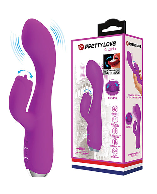 Pretty Love Vibrator Dual Motor Silicone Rabbit Waterproof Design for Intense G-Spot and Clitoral Stimulation