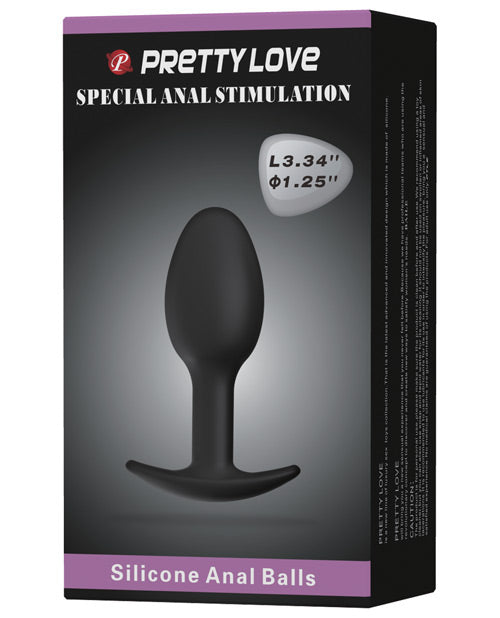 Pretty Love Anal Plug Dual Weighted Balls Waterproof Silicone for Enhanced Anal Stimulation