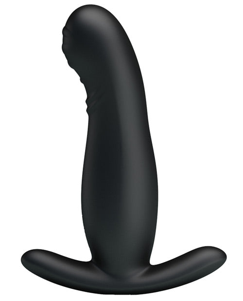 Pretty Love Eudora Vibrating Prostate Massager with Ergonomic Handle - Black