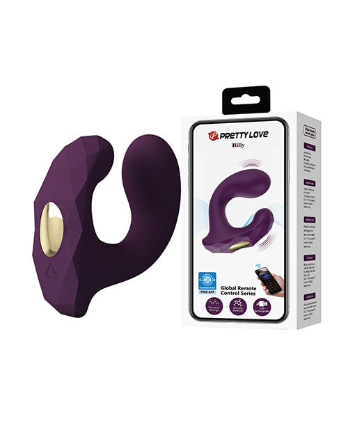 Pretty Love Vibrator Dual Stimulator Silicone App Control for Couples G-spot and Clitoral Pleasure