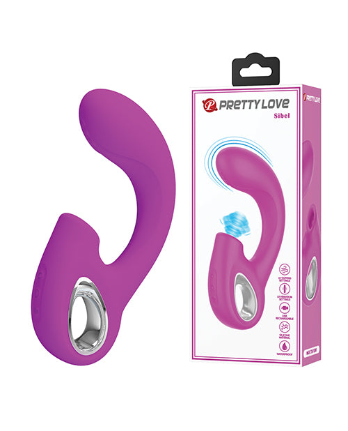 Pretty Love Vibrator Medical-Grade Silicone Dual Stimulation with 10 Functions for Enhanced Pleasure