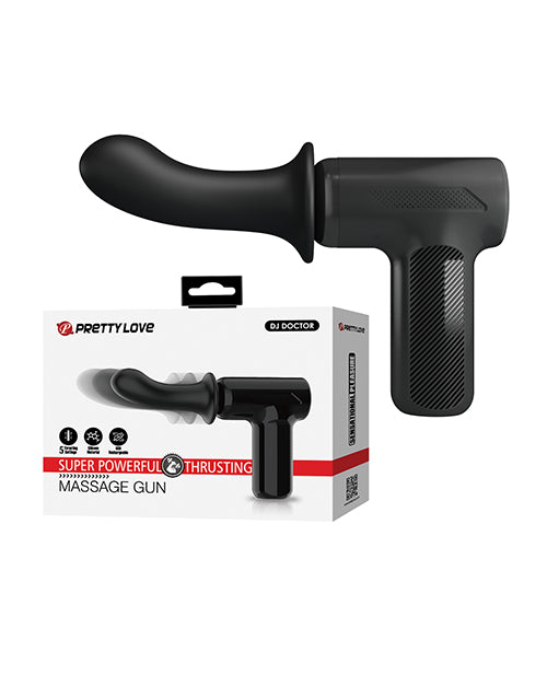 Pretty Love DJ DoctorThrusting Gun Massager - Black