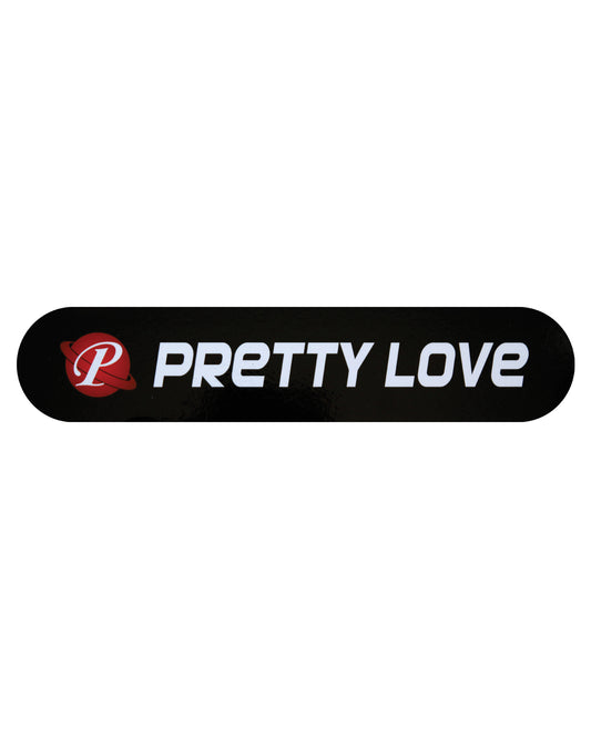 Pretty Love Foam Sign with Vibrant Print and Lightweight Design for Retail Promotions