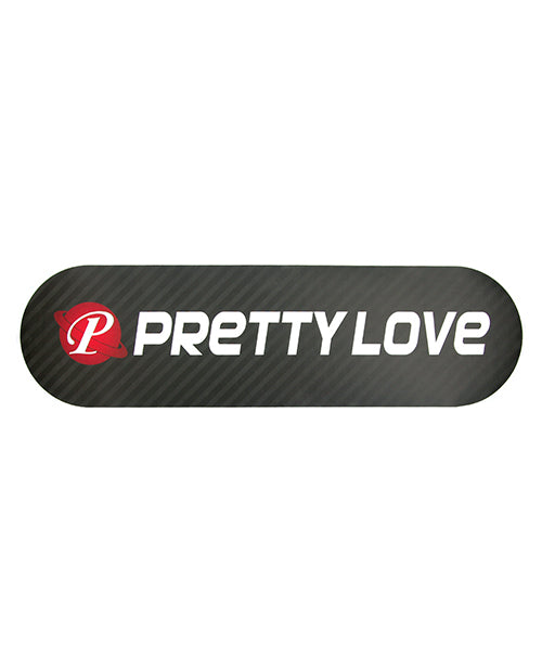 Pretty Love Promotional Banner Large Black Polystyrene Durable Display for Event Branding