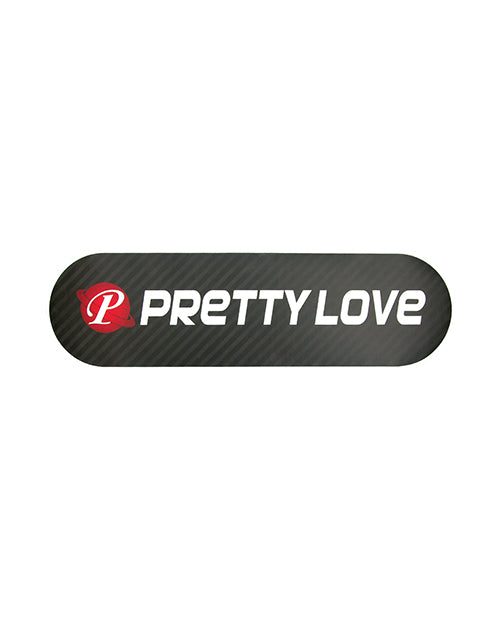Pretty Love promotional banner medium polystyrene black durable display for retail events