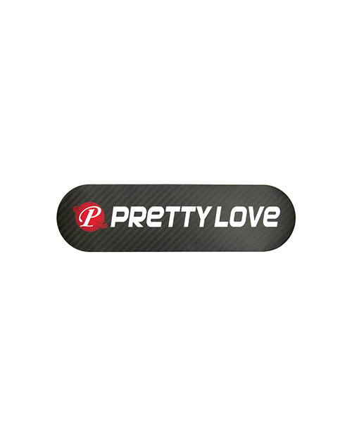 Pretty Love Small Polystyrene Banner Black Lightweight Durable Display for Retail Promotion