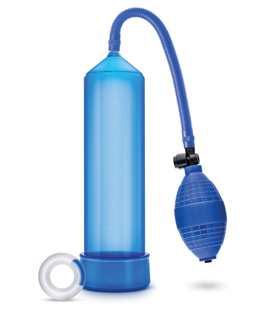 Performance VX101 Male Enhancement Pump with Medical Grade Ball Pump - Blue
