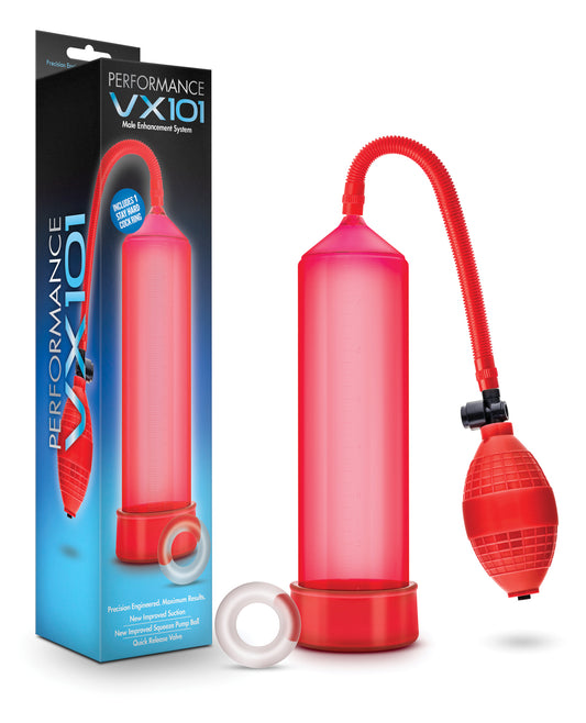 Performance Penis Enhancement Pump with Medical Grade Ball Pump and Stay Hard C Ring for Safe Male Enhancement