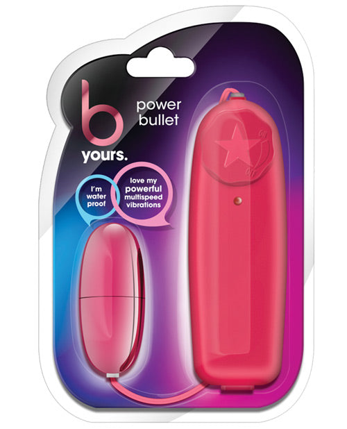 B Yours Power Bullet Vibrator Multi-Speed Waterproof ABS Plastic for Clitoral Stimulation