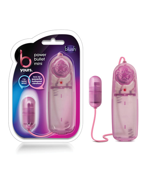 B Yours Stimulator Compact Pink Vibrating Bullet Multi-Speed Quiet Operation for Discreet Pleasure