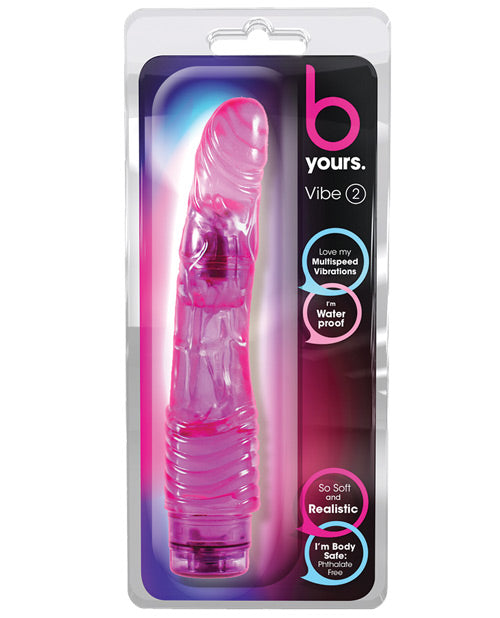 B Yours Vibrator Realistic Design Multi-Speed Vibration for Personal Pleasure and Beginner Use