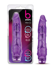 B Yours Vibrator Realistic 9-Inch Multi-Speed Waterproof Vibe with Veined Shaft for Beginner-Friendly Pleasure